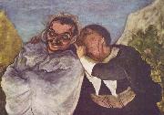 Honore Daumier Crispin und Scapin oil painting